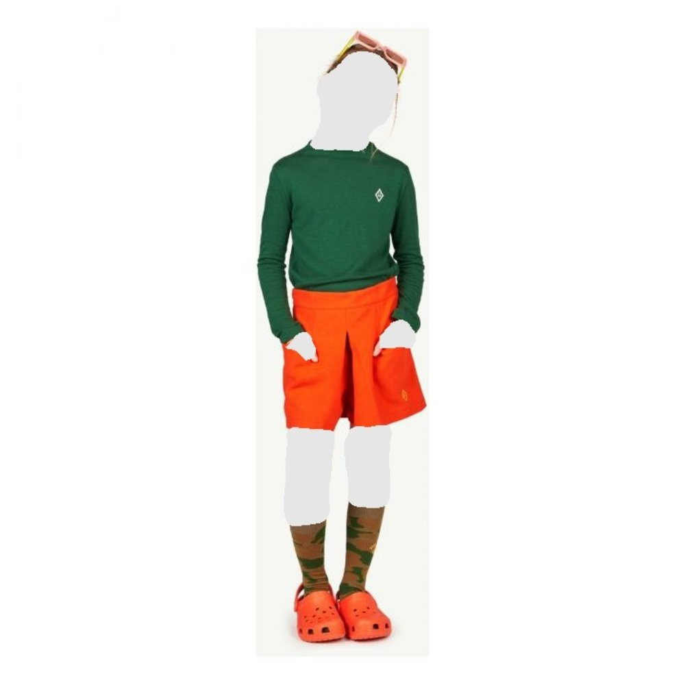 THE ANIMALS OBSERVATORY Deer Turtleneck | Green - Size 3